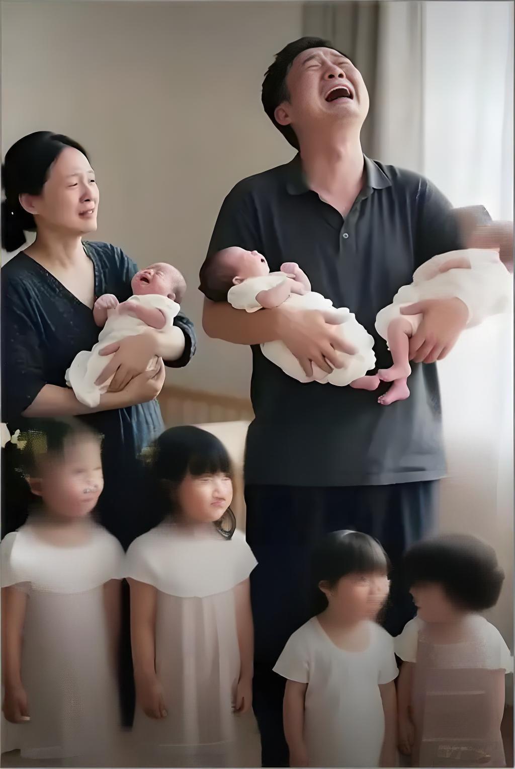 超生游击队来了！
河南这男的
真是把“自私”刻进DNA了！结婚15年让老婆连生7
