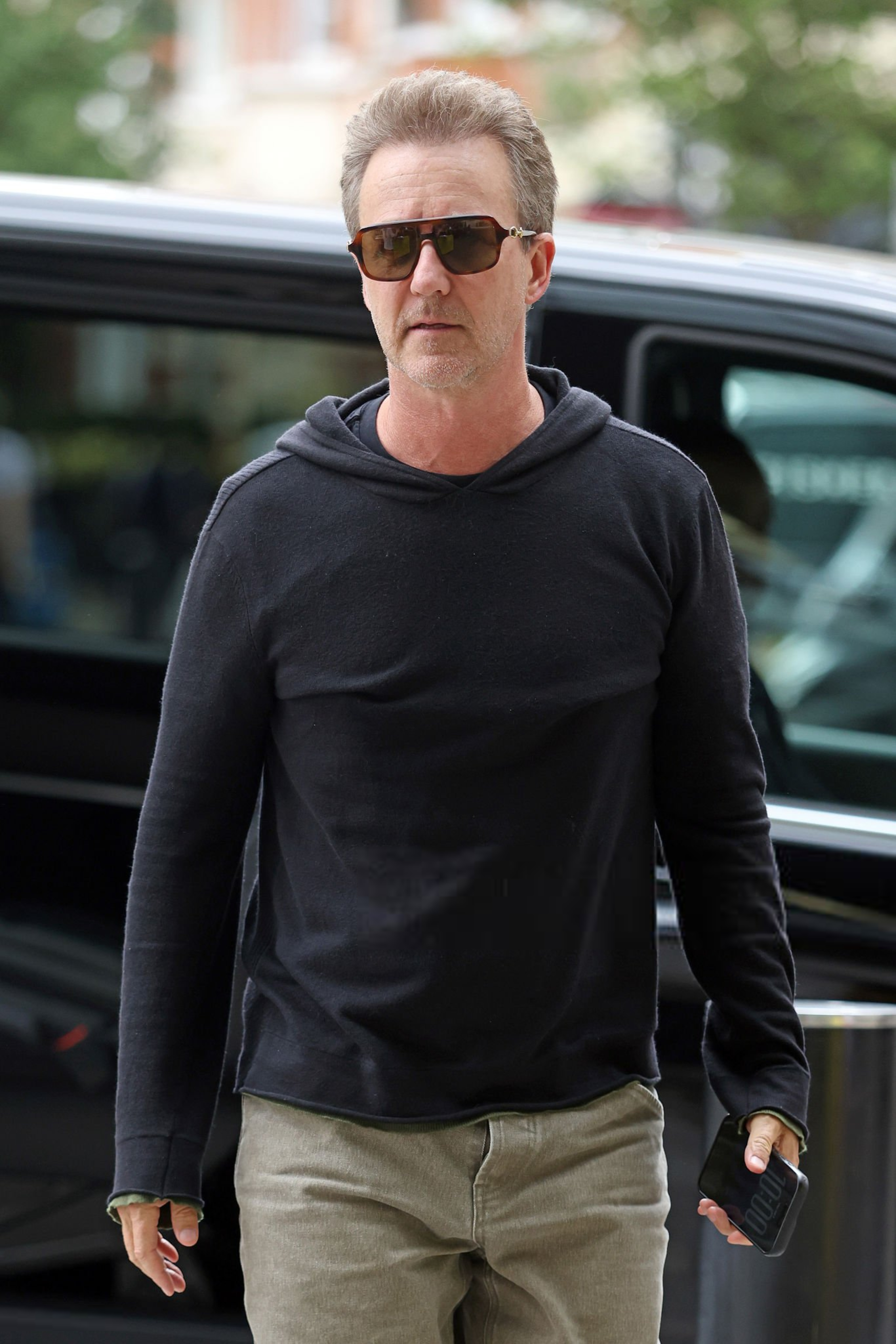 EdwardNortonedward norton 诺顿为宣传新电影The In