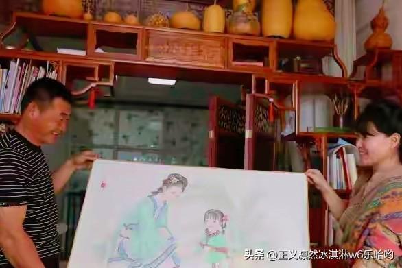 科尔沁农家女吴金莲用画笔对抗孤独的故事太让人动容。小时候她因先天性心脏病不能剧烈
