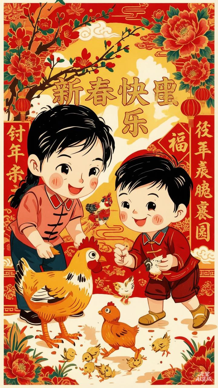 下联：岁岁长安
先拆解上联“年年如意”的核心特质：它以叠字“年年”起笔，把一整年