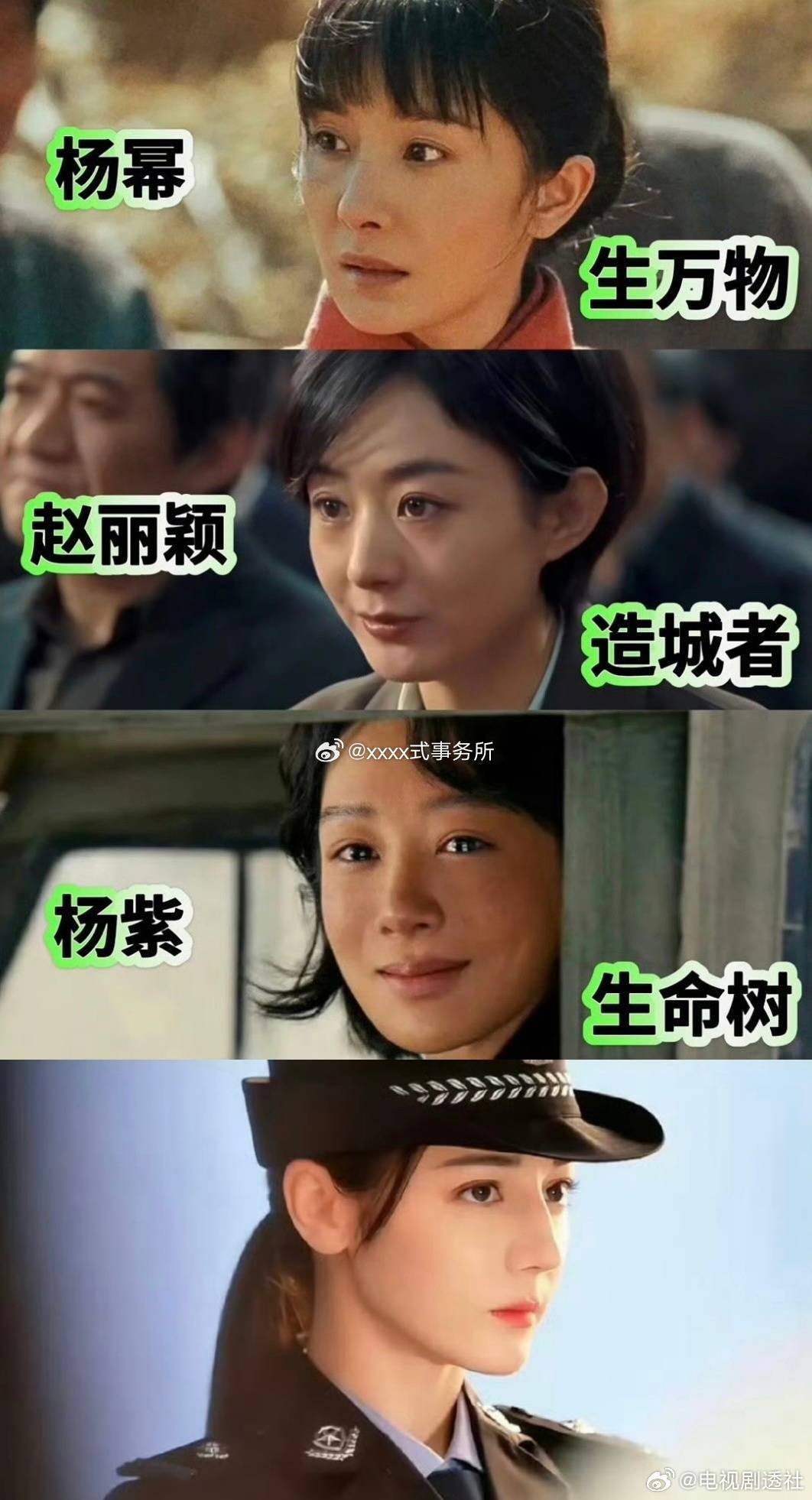 第31届白玉兰奖提名预测，集齐了两位85花top杨幂，赵丽颖和90花top杨紫，