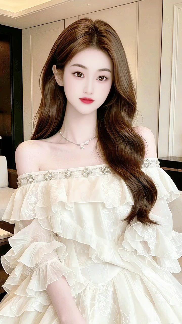 美出温柔感 甜美女孩 最美的样子 清纯甜美 夏日绝美仙女裙