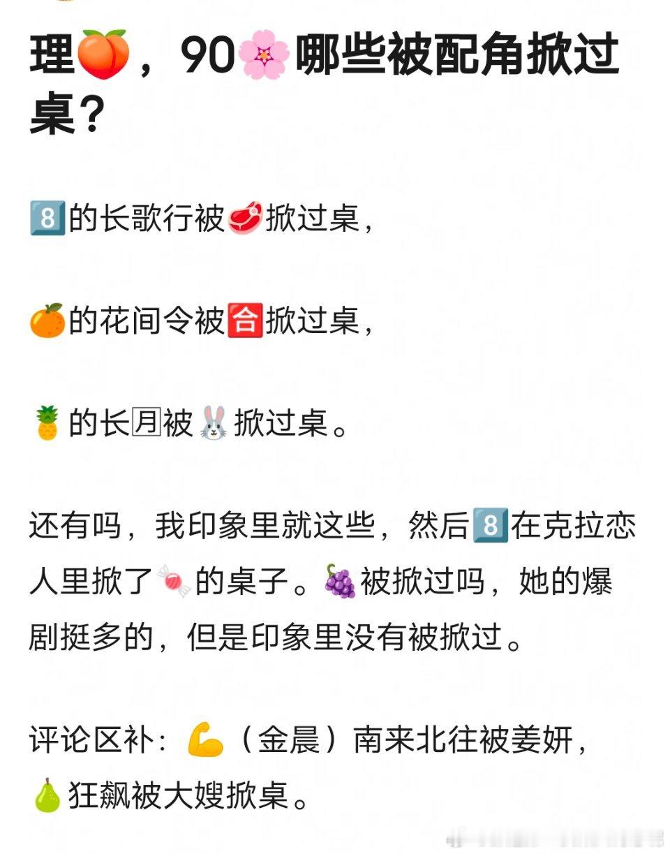 被掀桌的女明星 90花篇唐嫣克拉恋人被迪丽热巴高雯掀桌迪丽热巴长歌行被赵露思李乐