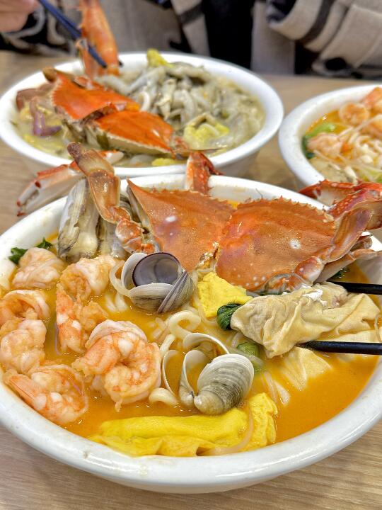 宁波！！zui牛逼好吃的海鲜面。。