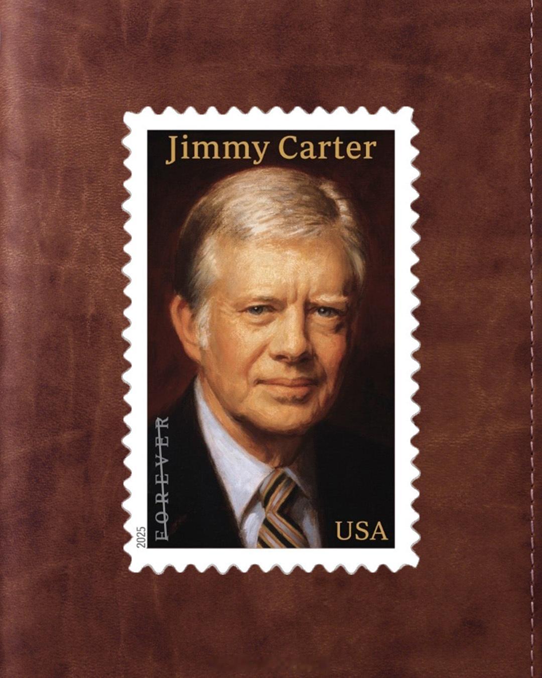 美国邮政发行卡特总统“Forever”邮票。 ​​​