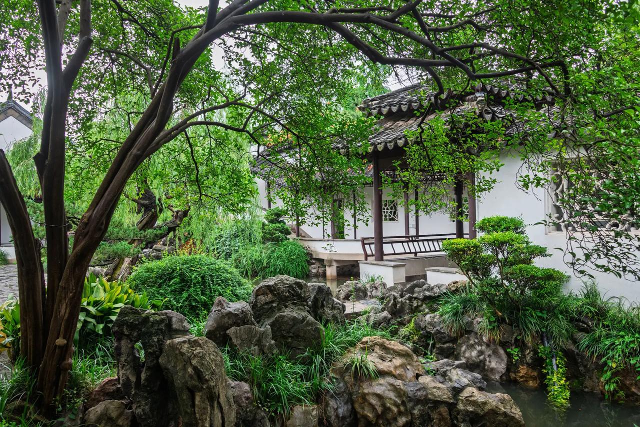 南京瞻园。南京瞻园