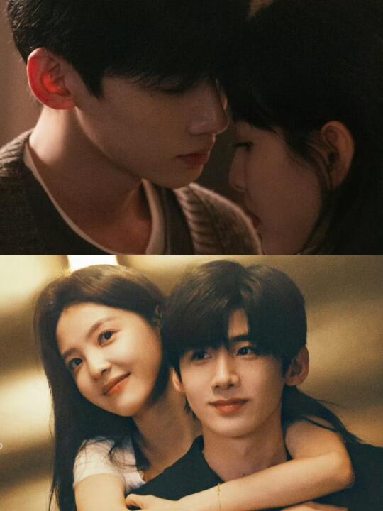 这一刻我感受到你的爱意气息和心跳！