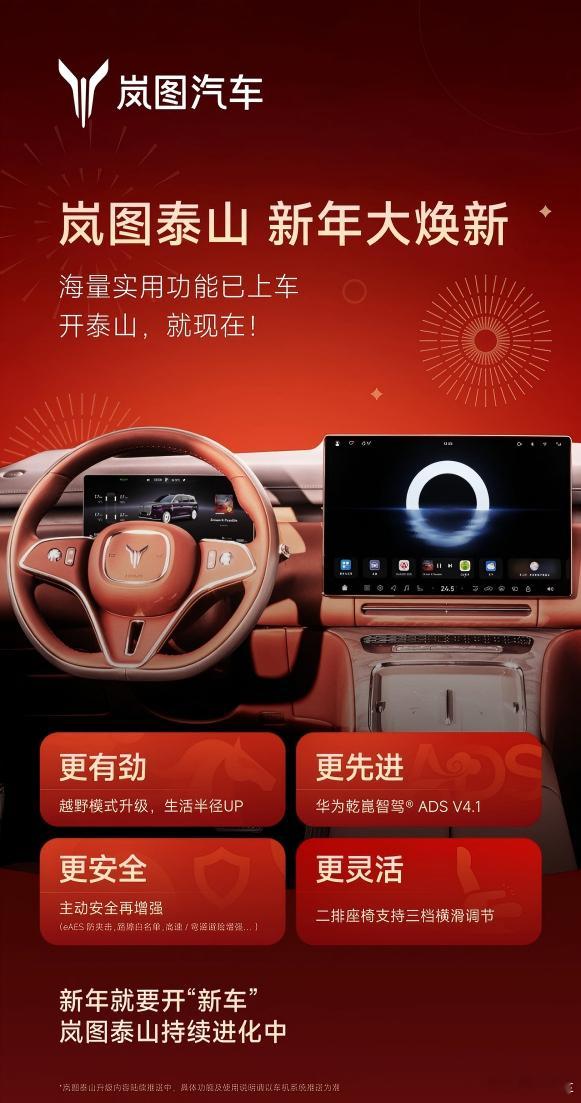 岚图泰山首次重大OTA升级，有什么地方值得我们关注呢？作为岚图梦想家的车主，我一