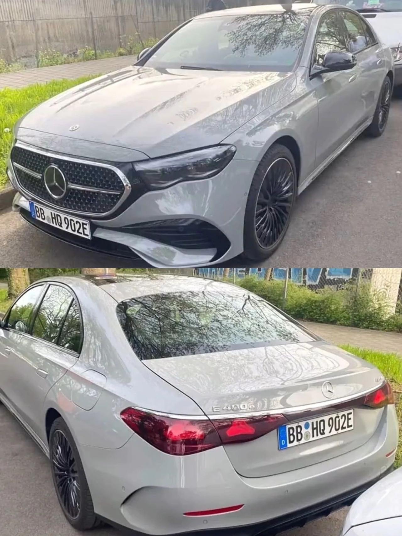 新一代奔驰E级海外实车
