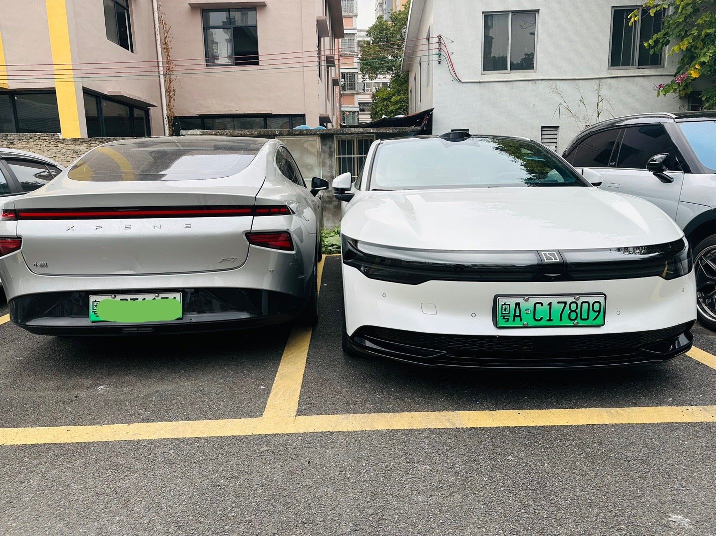 我不知道您为什么停车停成这样。如果技术不好，那就用自动泊车，如果图方便，那我就给