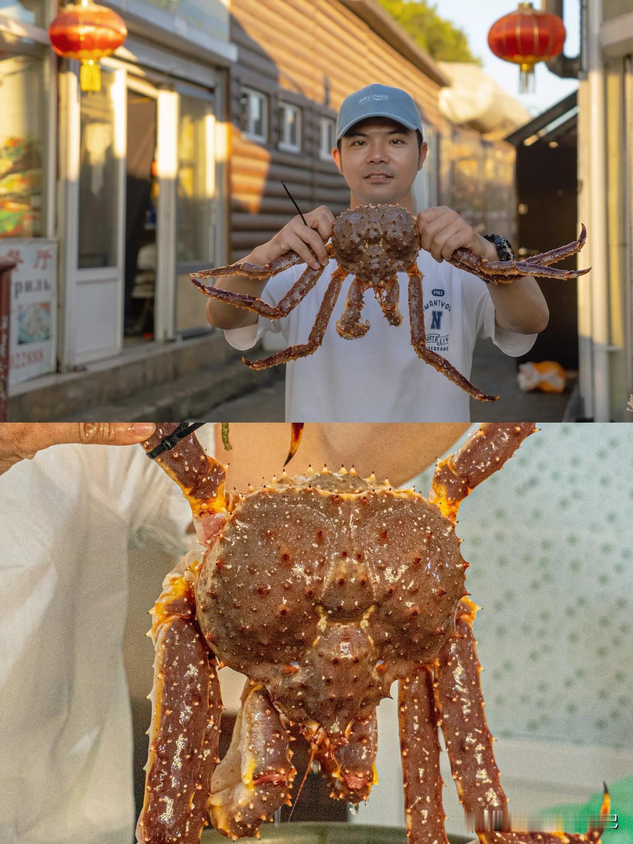 我们在海参崴旅行，实现了帝王蟹自由

到海参崴怎么能错过这里的海鲜呢？
尤其是帝