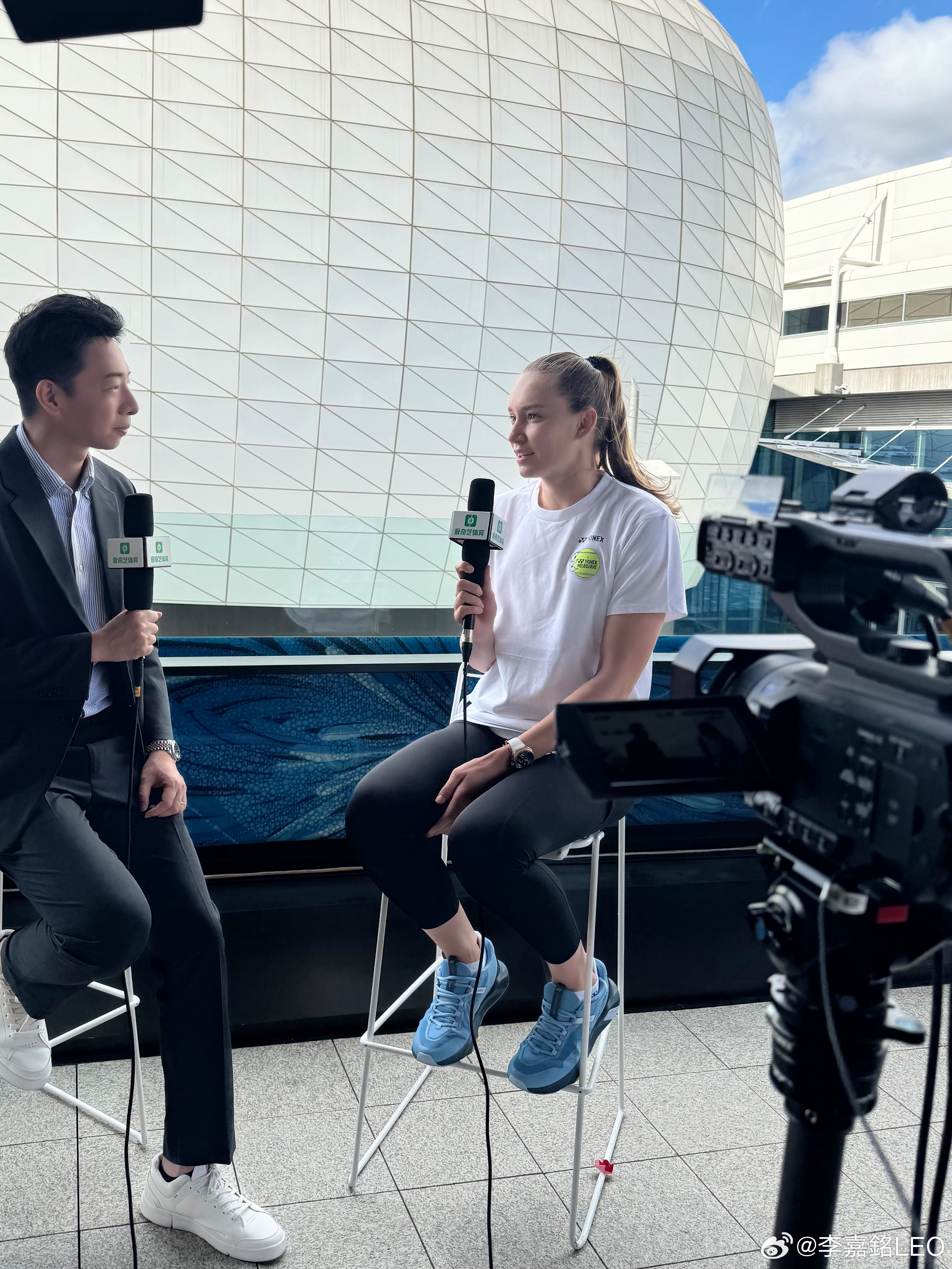 澳网2026媒体日开始了，今天第一个专访球员是莱巴金娜，她说：休赛期和团队在技术