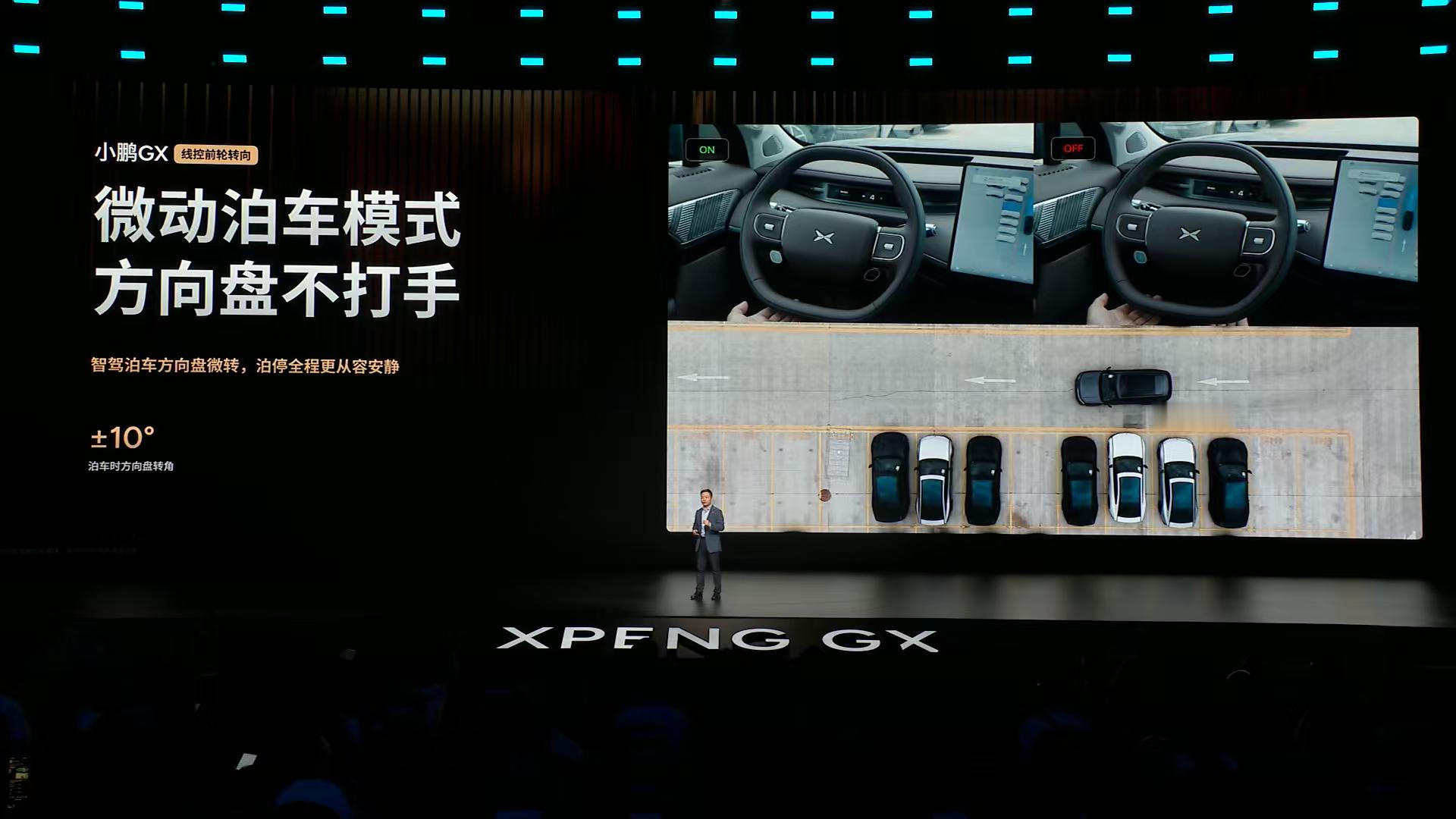 小鹏GX发布会小鹏GX全是科技“我想要一台特别牛的大车，开起来不能肉，不能像开船