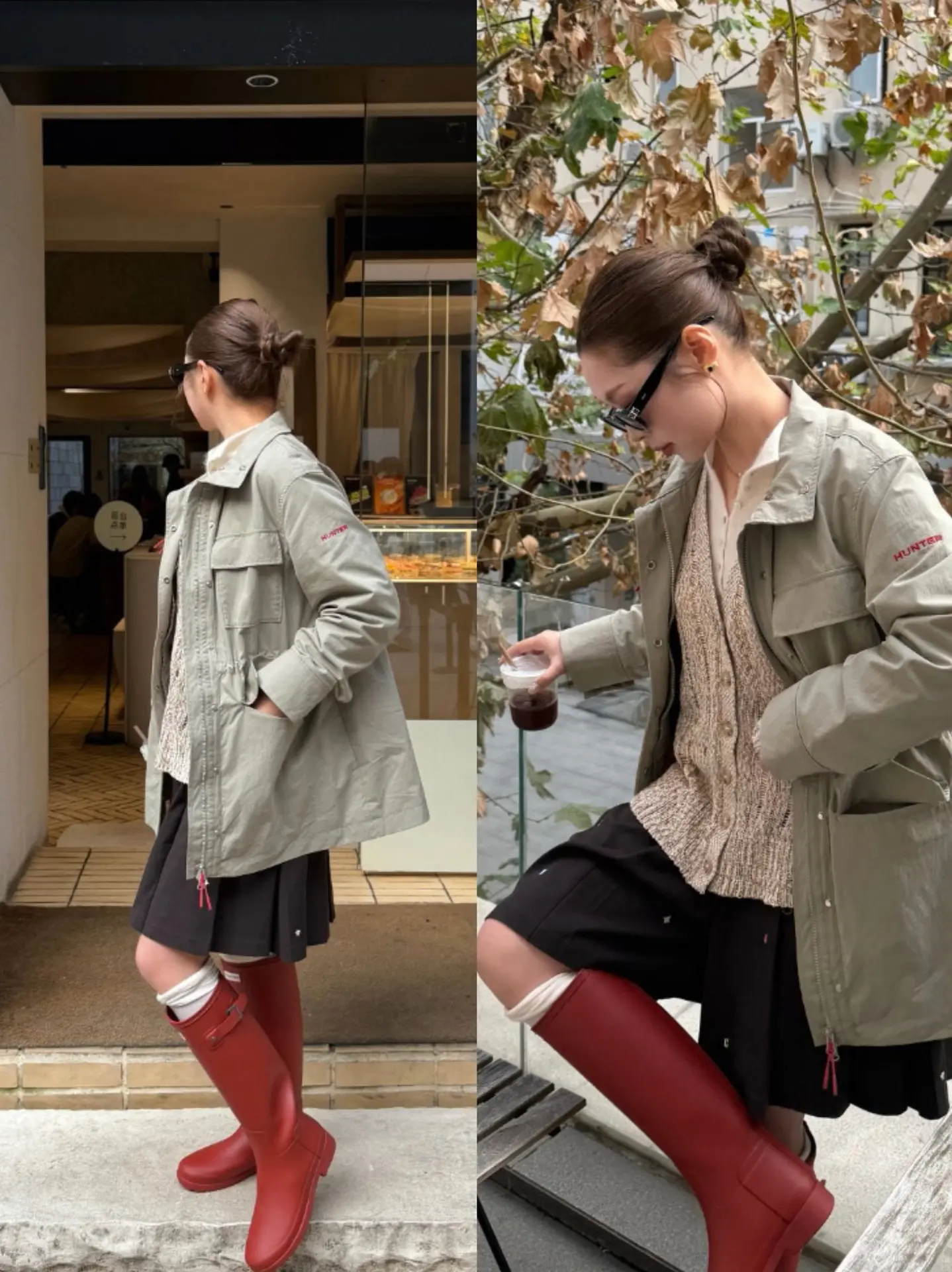 今日ootd时髦英伦风穿搭。今日ootd时髦英伦风穿搭 阴天也要出门玩...