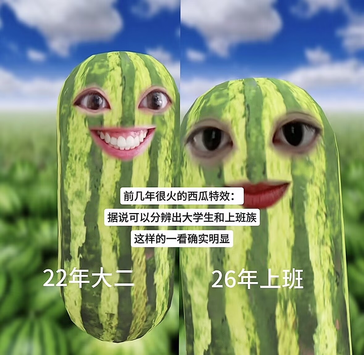 21岁和26岁差距真的很大确实差距好大，之前看有人说这个特效就能看出哪个是21岁