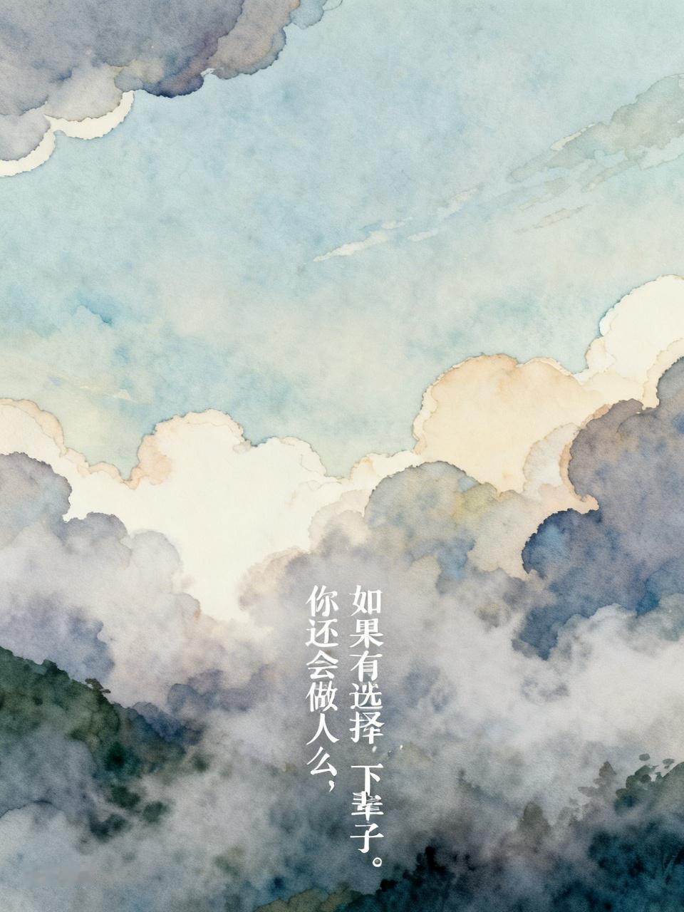 如果有选择，下辈子我还会做人吗？这还真得好好琢磨琢磨。做人有做人的好，能体验各种