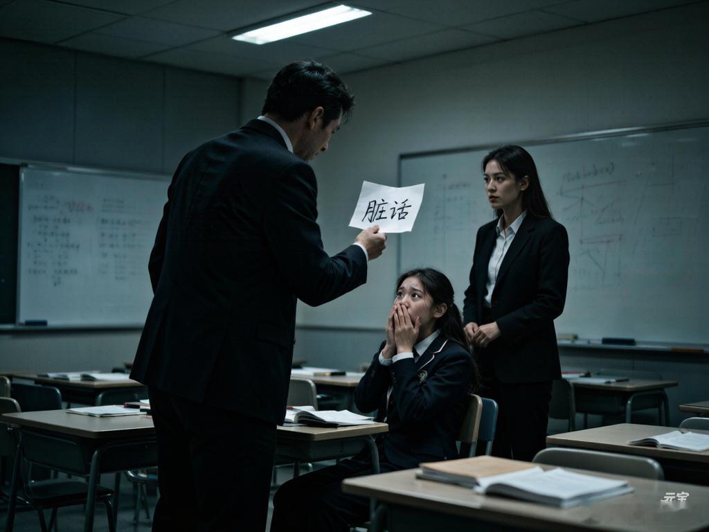 用脏话辱骂女学生当事人被停职近日，福建三明一中初中部一名副校长因在拔河比赛现场用
