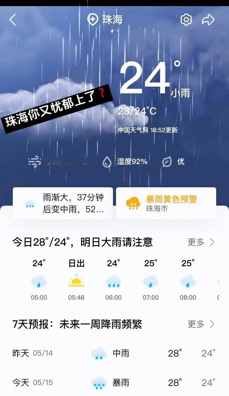 我看伦敦未必有珠海忧郁🤫天气预报的重要性 没带伞的我就这样小发雷霆🤗