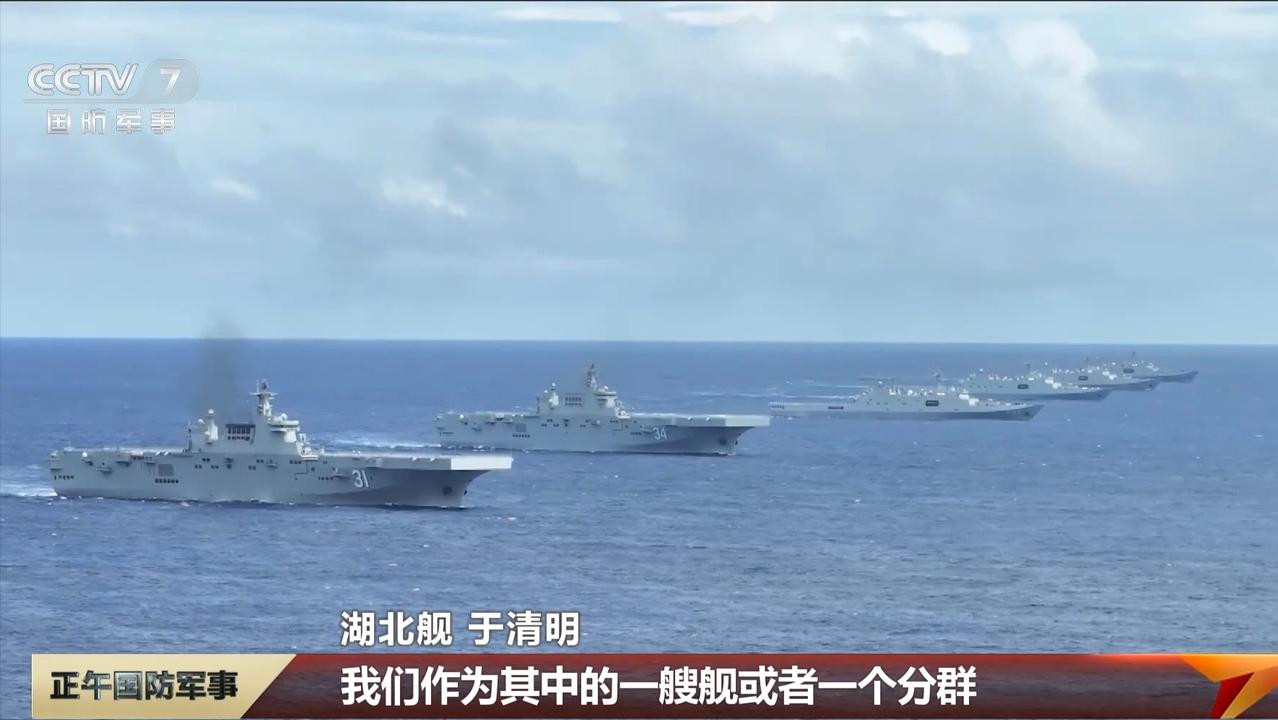 2艘075+4艘071，地球上数一数二登陆力量，总吨位约18万吨。不久之后的07