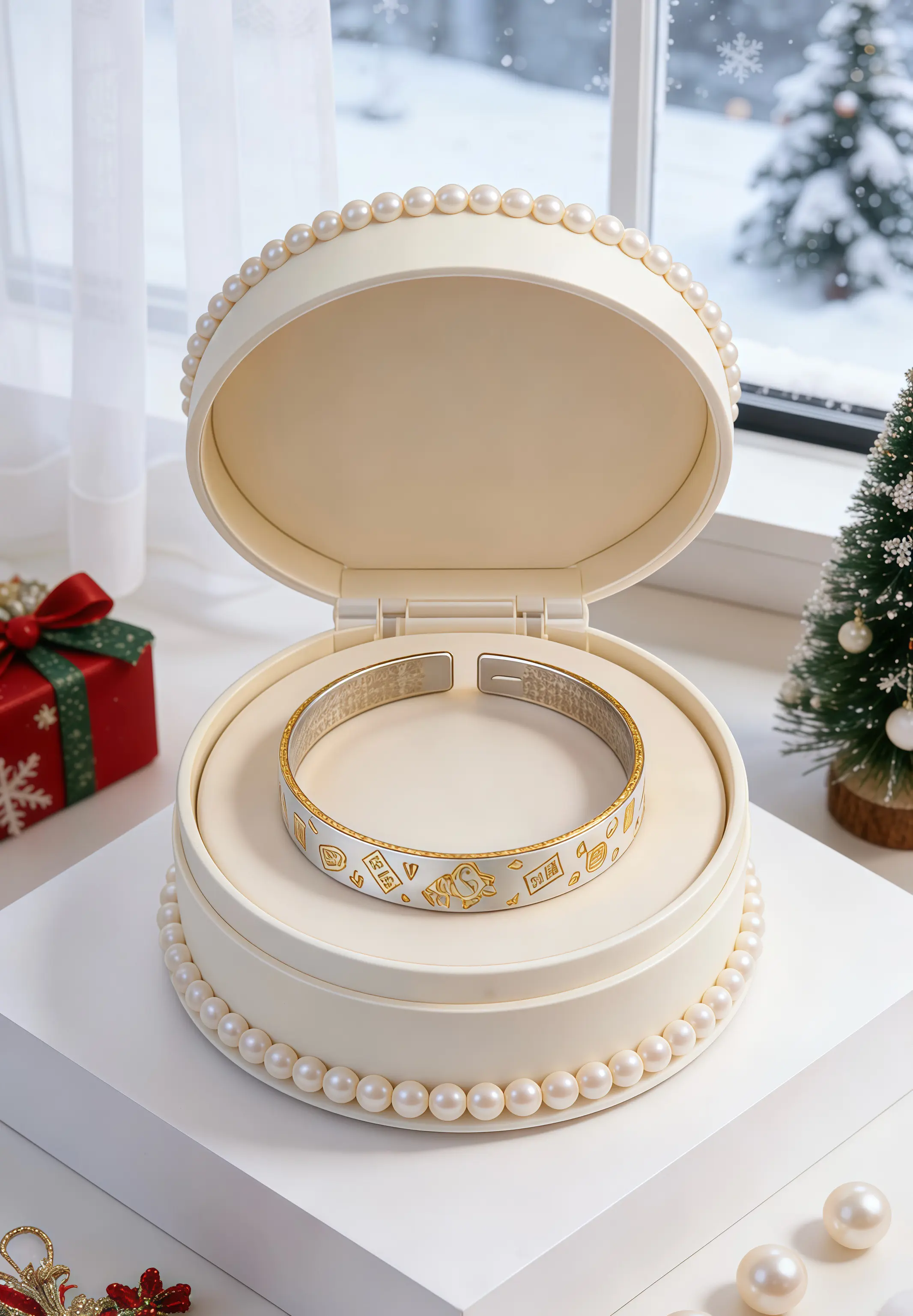 女生戴手镯真的太有韵味了，尤其是这款平安喜乐手镯，藏着最温柔的期许——...