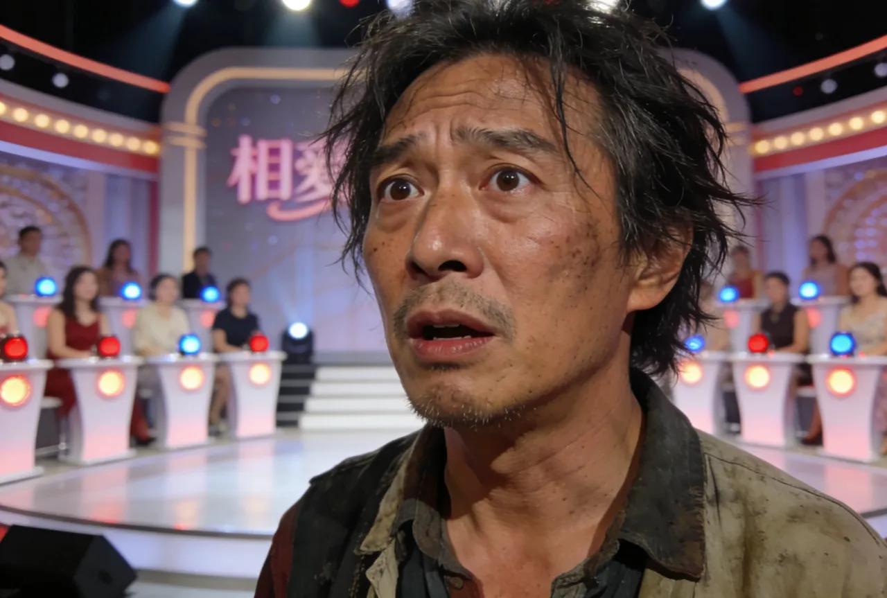 某地扫黄后憋了俩月的哥们，

   满心欢喜站上《心动对对碰》相亲台，

   