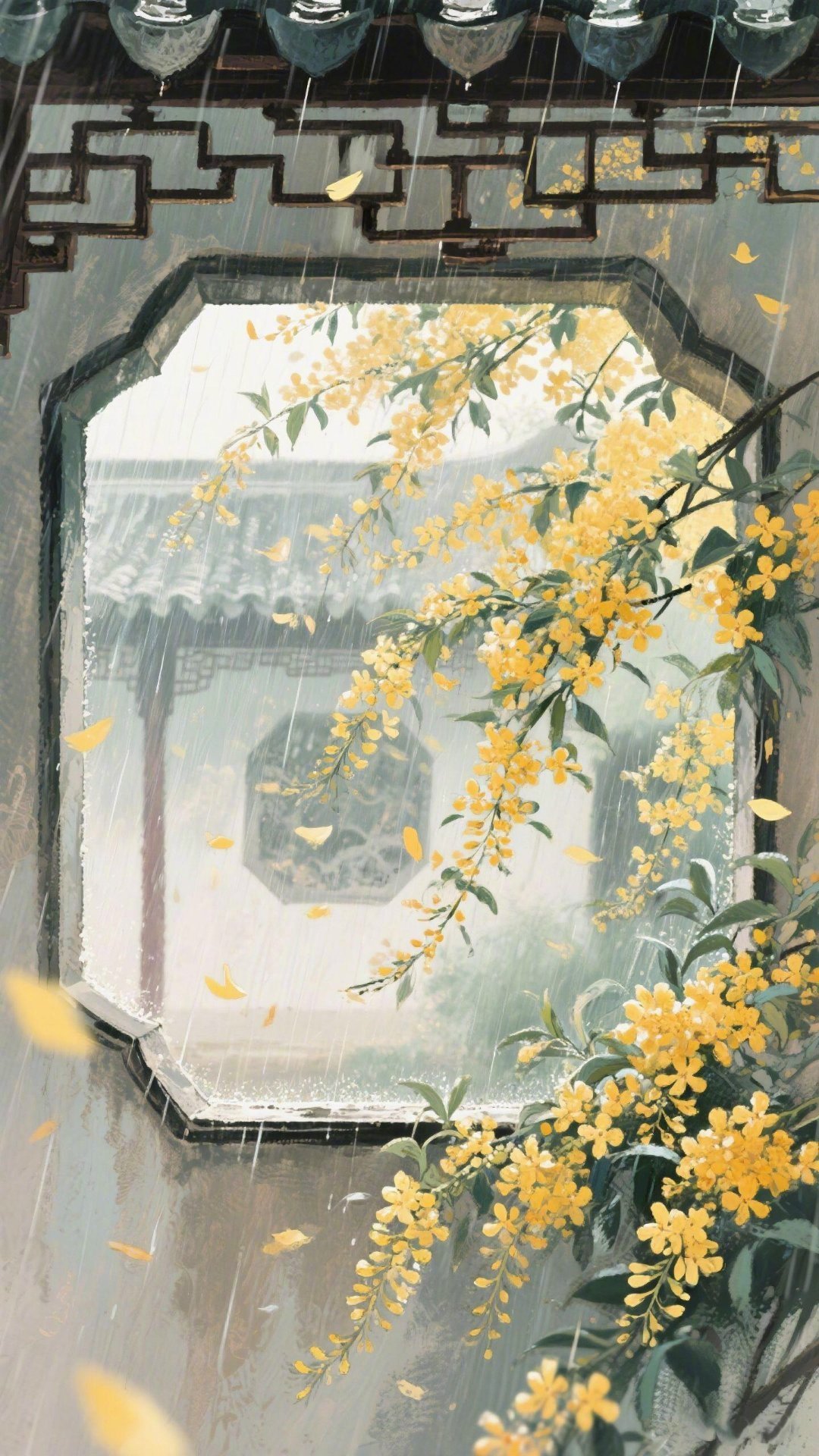 微光满室，瑞气盈门。 ​​​
