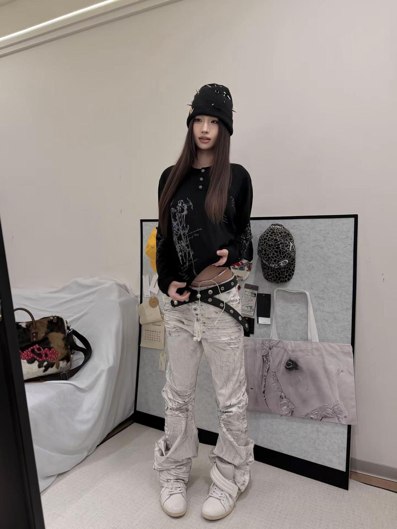 普通人也也发的权利今天穿什么 拍照姿势 穿搭 穿玛丽珍踏进春天