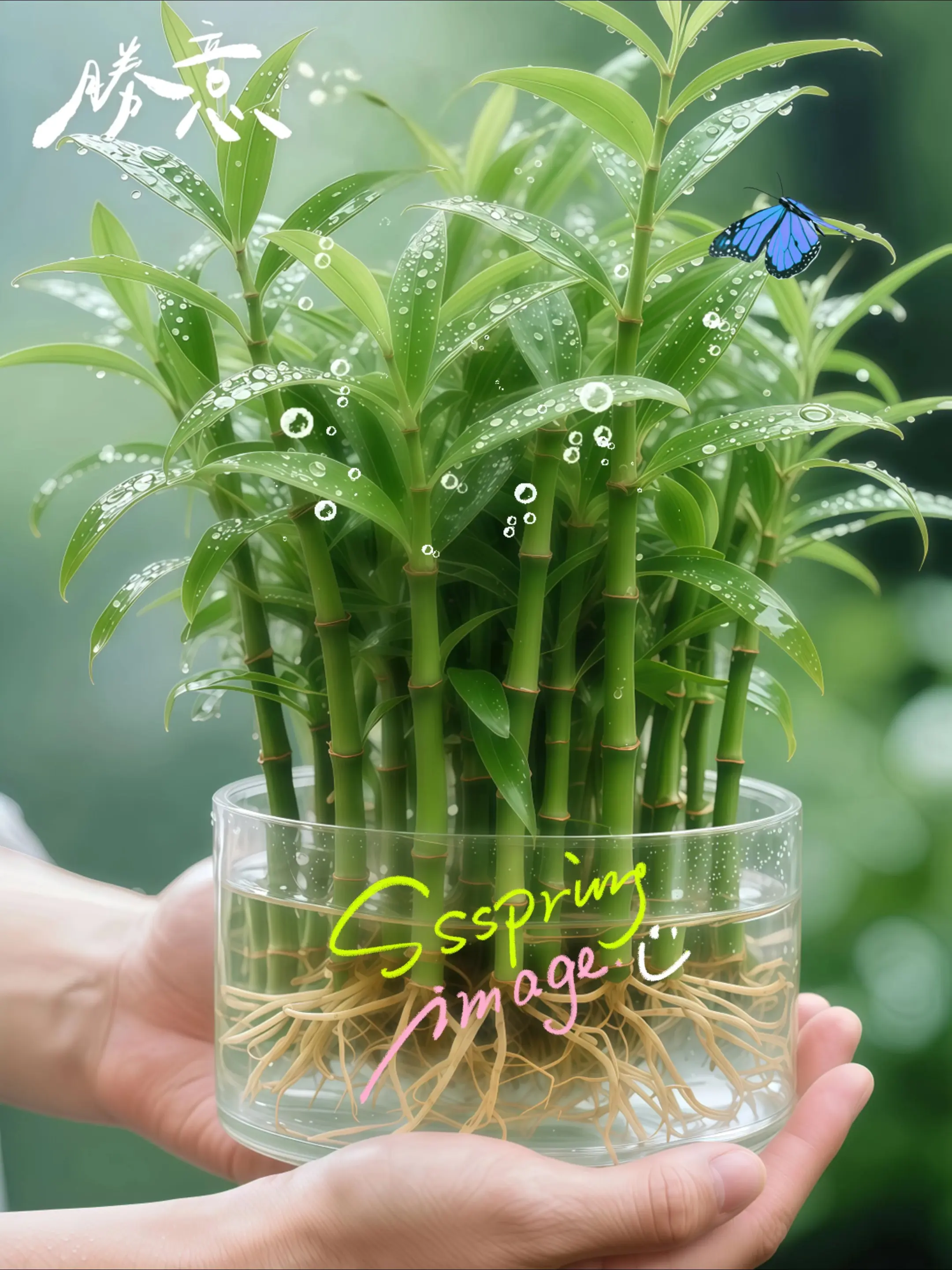 水培竹柏是兼具观赏与净化能力的绿植。其茎干挺拔如竹，叶片厚实呈长椭圆形...
