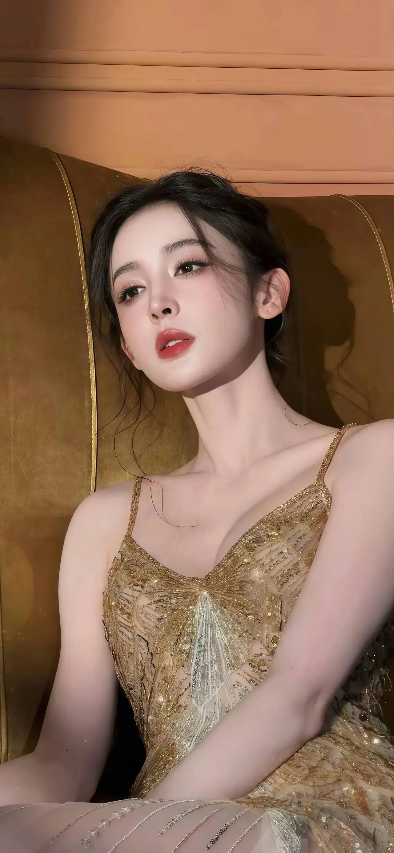 古力娜扎 性感女神，完美美背