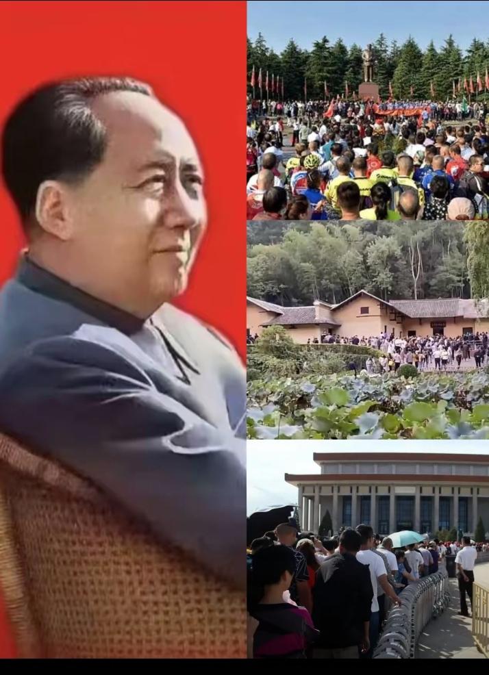 今天9月9日，
有两个地方那可太热闹了！
一个是北京毛主席纪念堂，另一个是
韶山