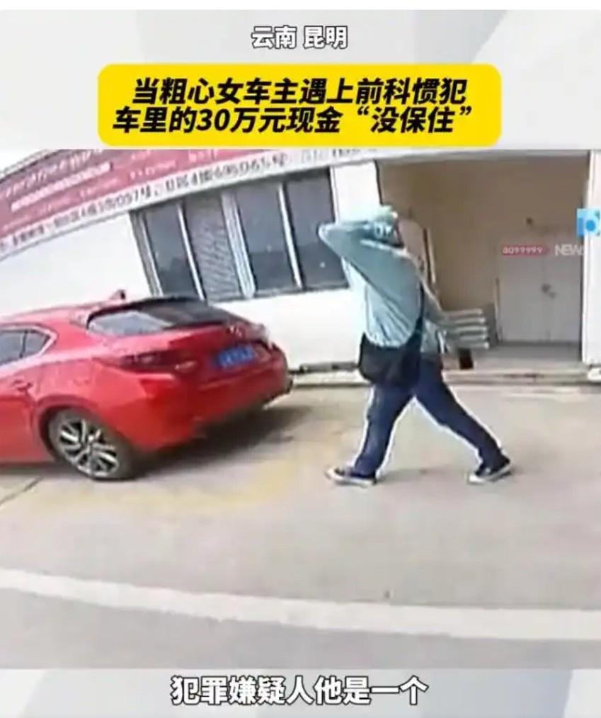 赵女士车上30万现金被盗，报警后，警方破案困难重重，因为她都没法确定钱啥时候在哪