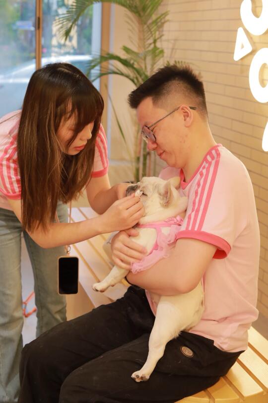 我俩是真的很喜欢到处给小狗搞卫生诶