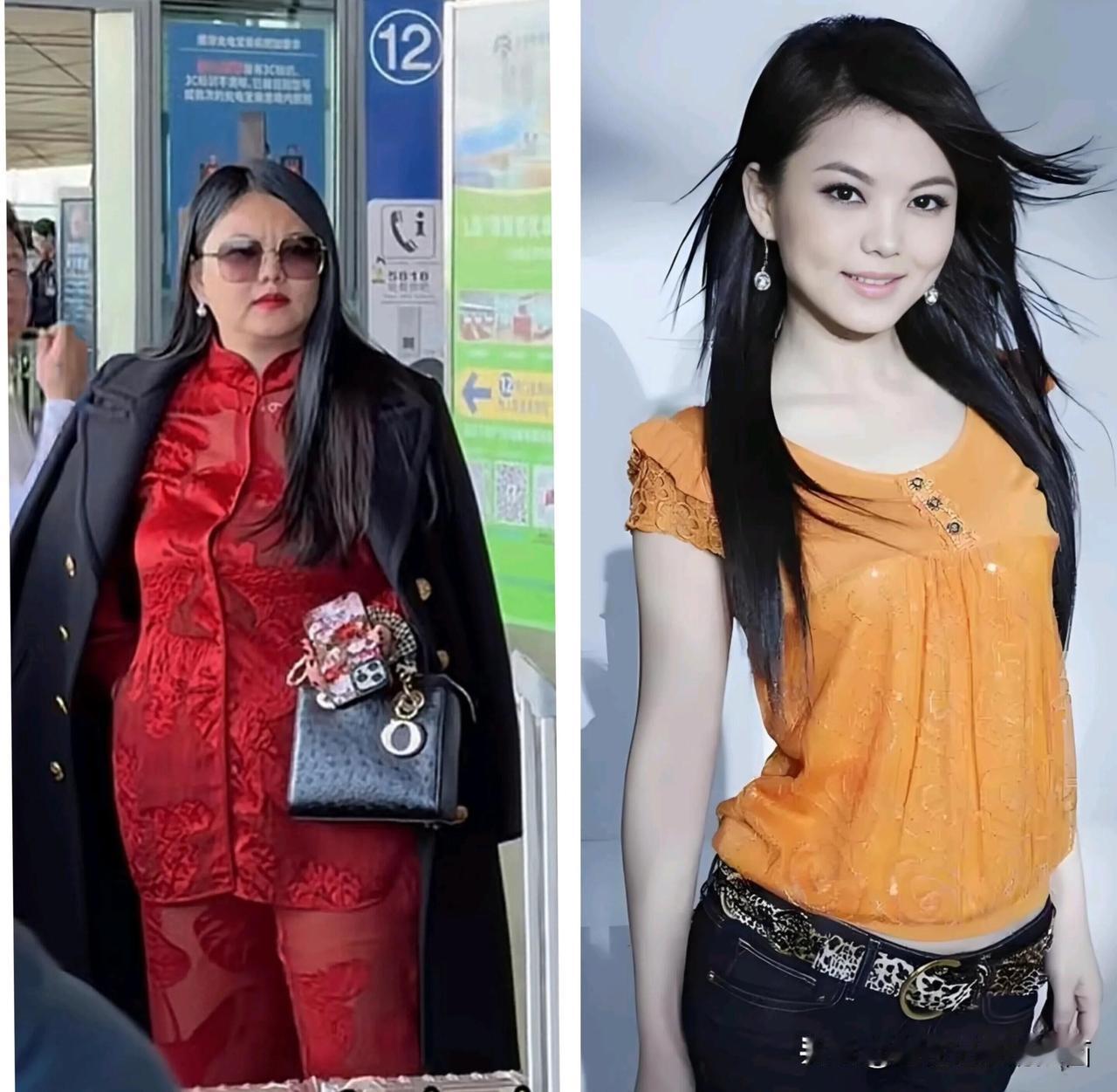 想不到李湘年轻的时候是这么漂亮，用貌若天仙来形容都不为过，那时候都身材是前凸后翘