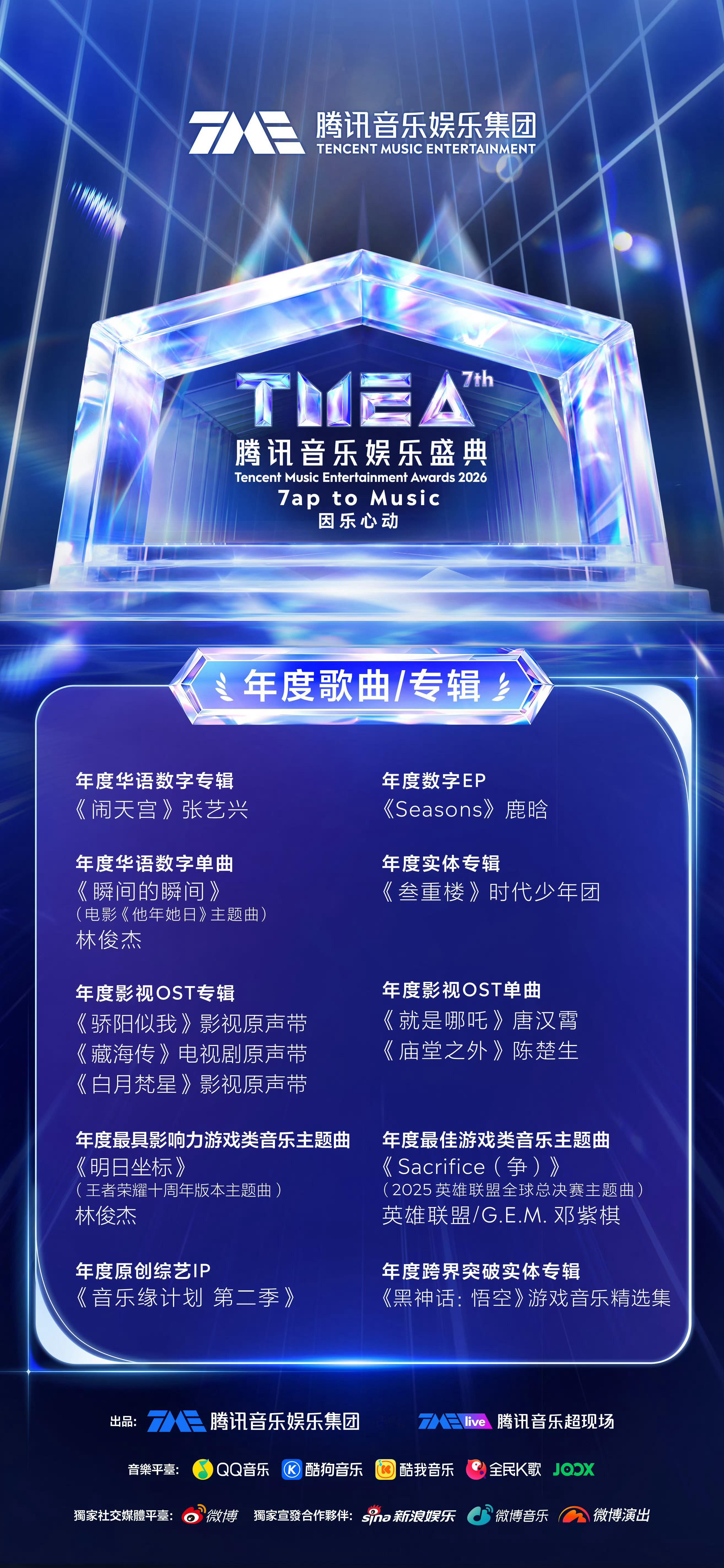邓紫棋dzq你是说邓紫棋给你当和声吗 📣恭喜第七届TMEA获奖🔥年度最佳港台