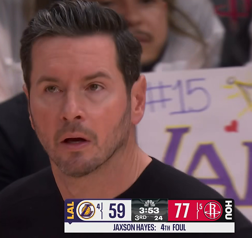 艾顿被驱逐，海斯4犯。逆天…湖人vs火箭