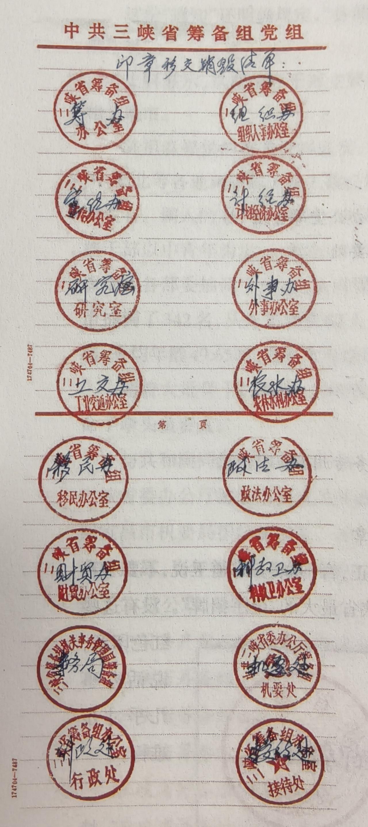 1985年，三峡省各部委厅局筹备组的成立，标志着三峡省筹备工作正式进入全面运行阶