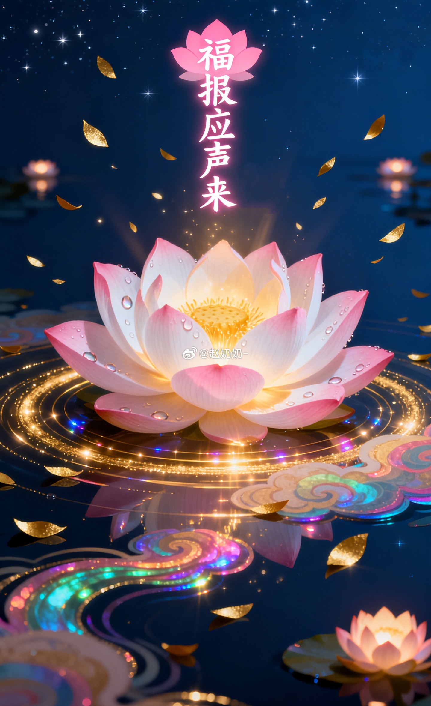 奶奶帮大家祈福 厄运随风散，福报应声来。所作所为，皆为坦途。 