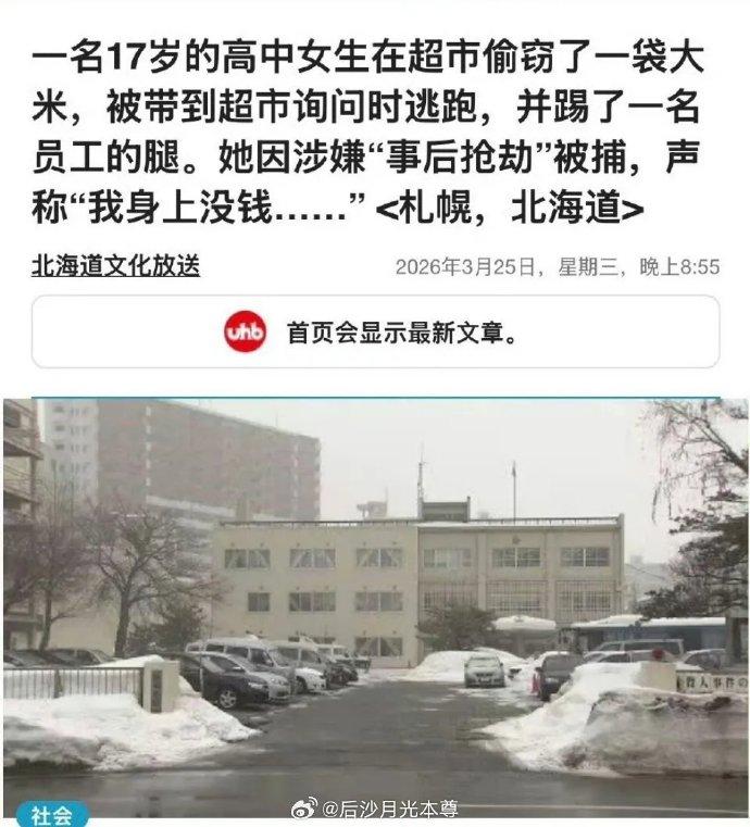 小本子现在沦落成这样了吗？
17岁少女需要到超市偷大米才能活下去了吗？
记得很多