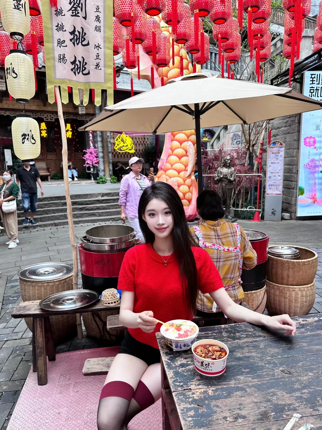 重庆十八梯🪜好吃街的人间烟火气