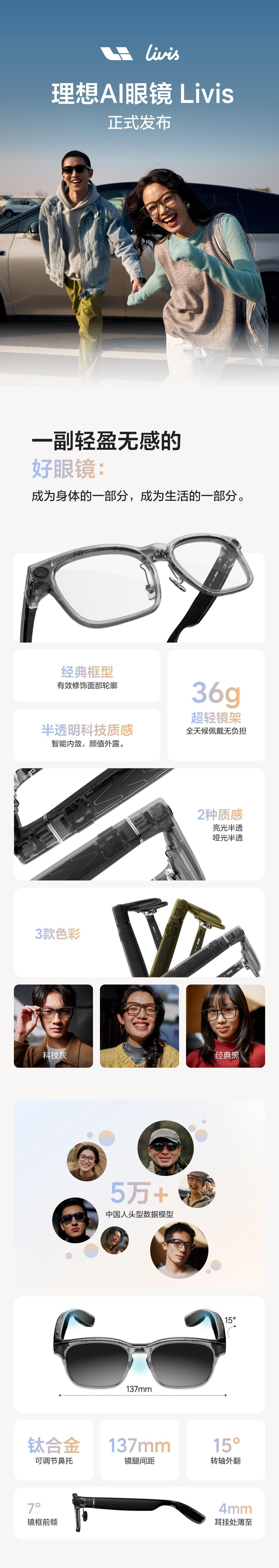 看了一下理想AI眼镜Livis，一个汽车厂商当然也能做AI眼镜，并不是数码厂手机