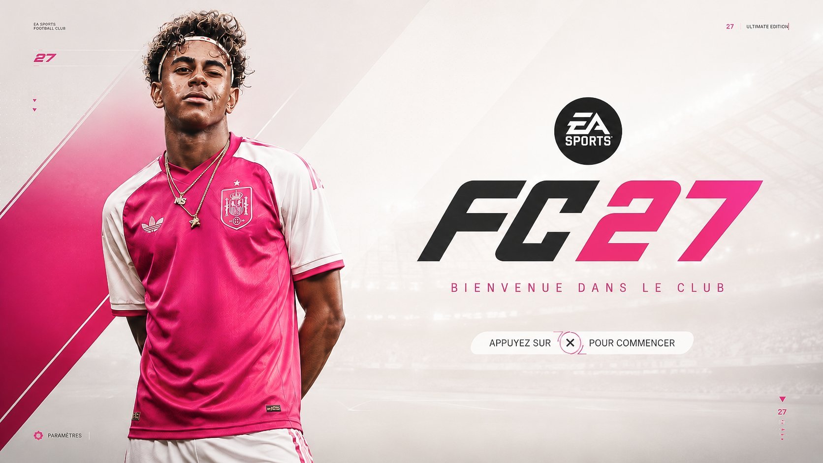 确实FC25和FC26配色UI都完全是一样的，看了2年一模一样真的腻！《FC27