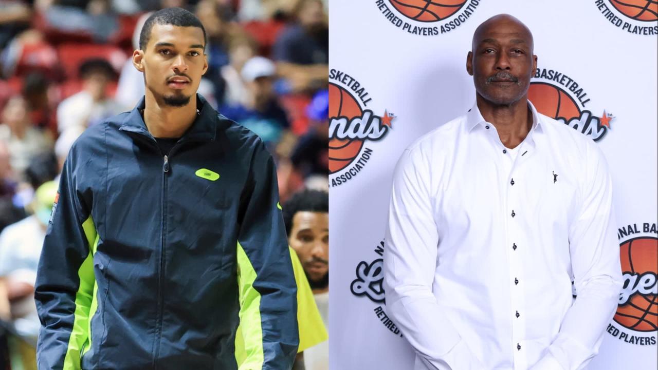 文班亚马炮轰卡尔-马龙：应该把他送进监狱！
近日，文班亚马在NBA官方祝贺名宿卡