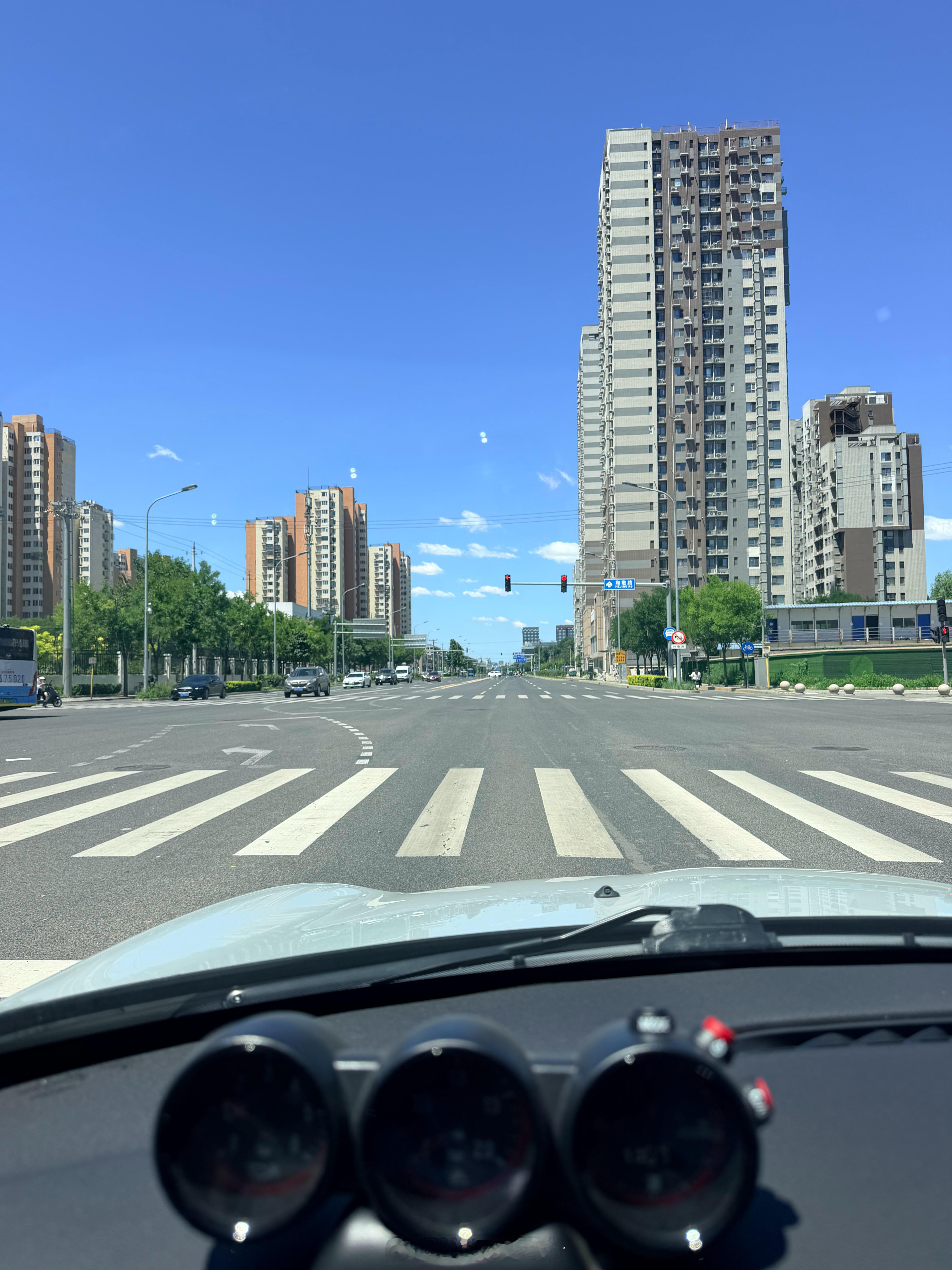 今天北京的天儿太棒了 
