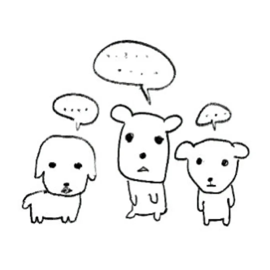 互联网抽象小狗表情包 ​​​