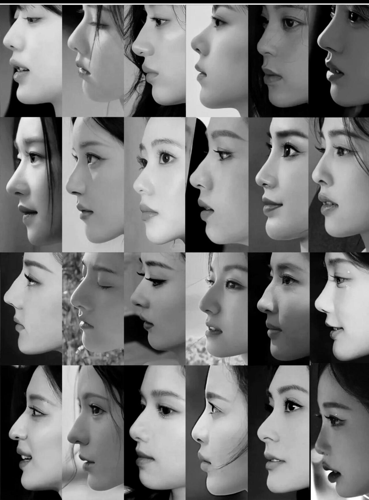 24位女明星的侧颜，你最喜欢哪一个