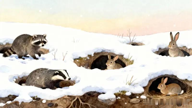 遇到的冬日小动物