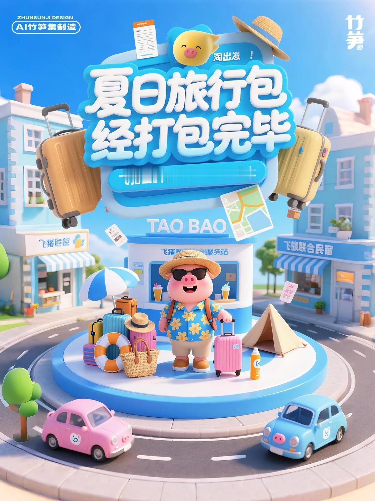 ai创造营 电商人必备！一键生成6大品牌IP运营创意海报（附提示词） ​​​