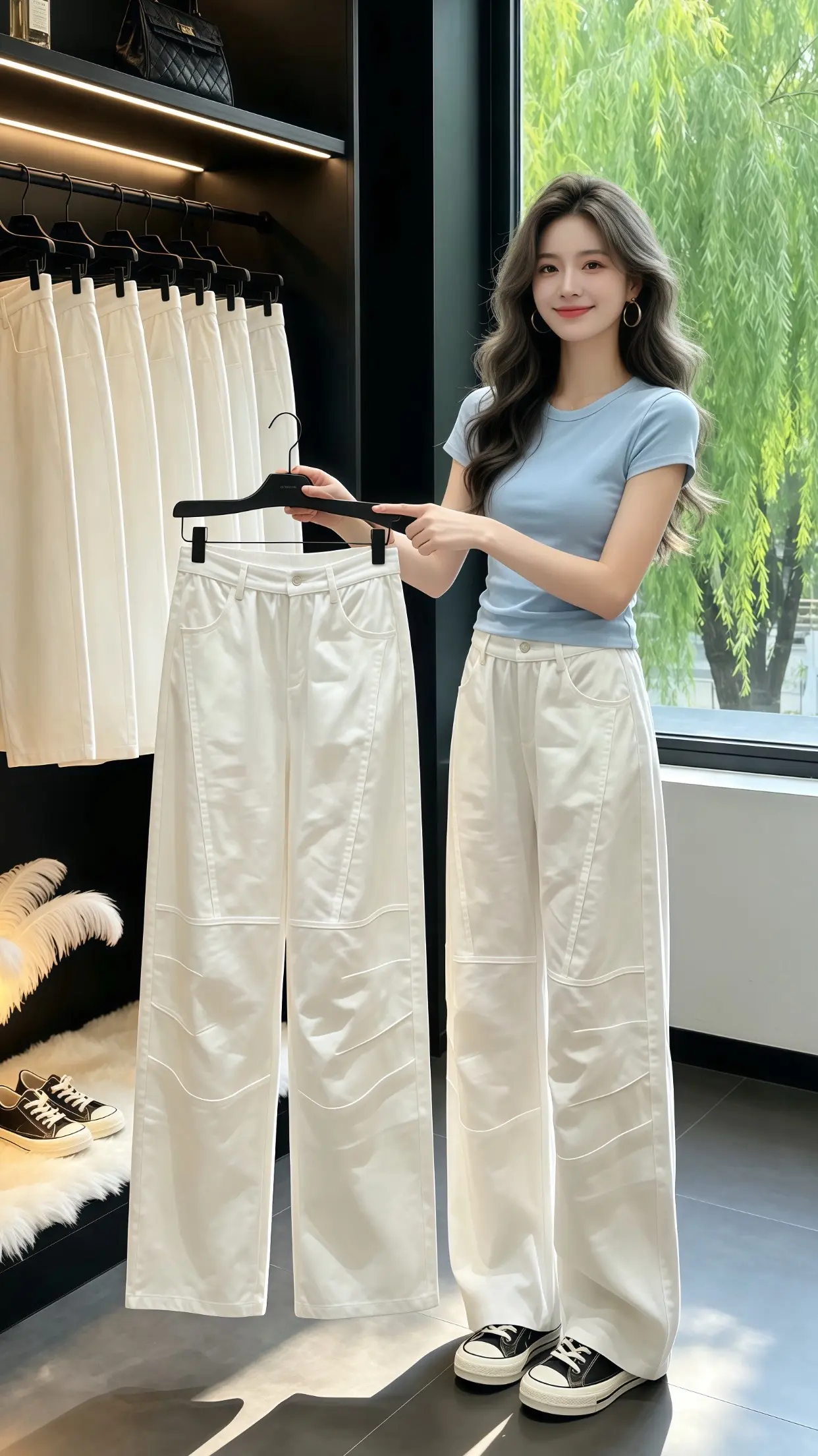 休闲减龄穿搭 显瘦裤子 夏季新款 一眼就爱上的神裤 通勤搭配