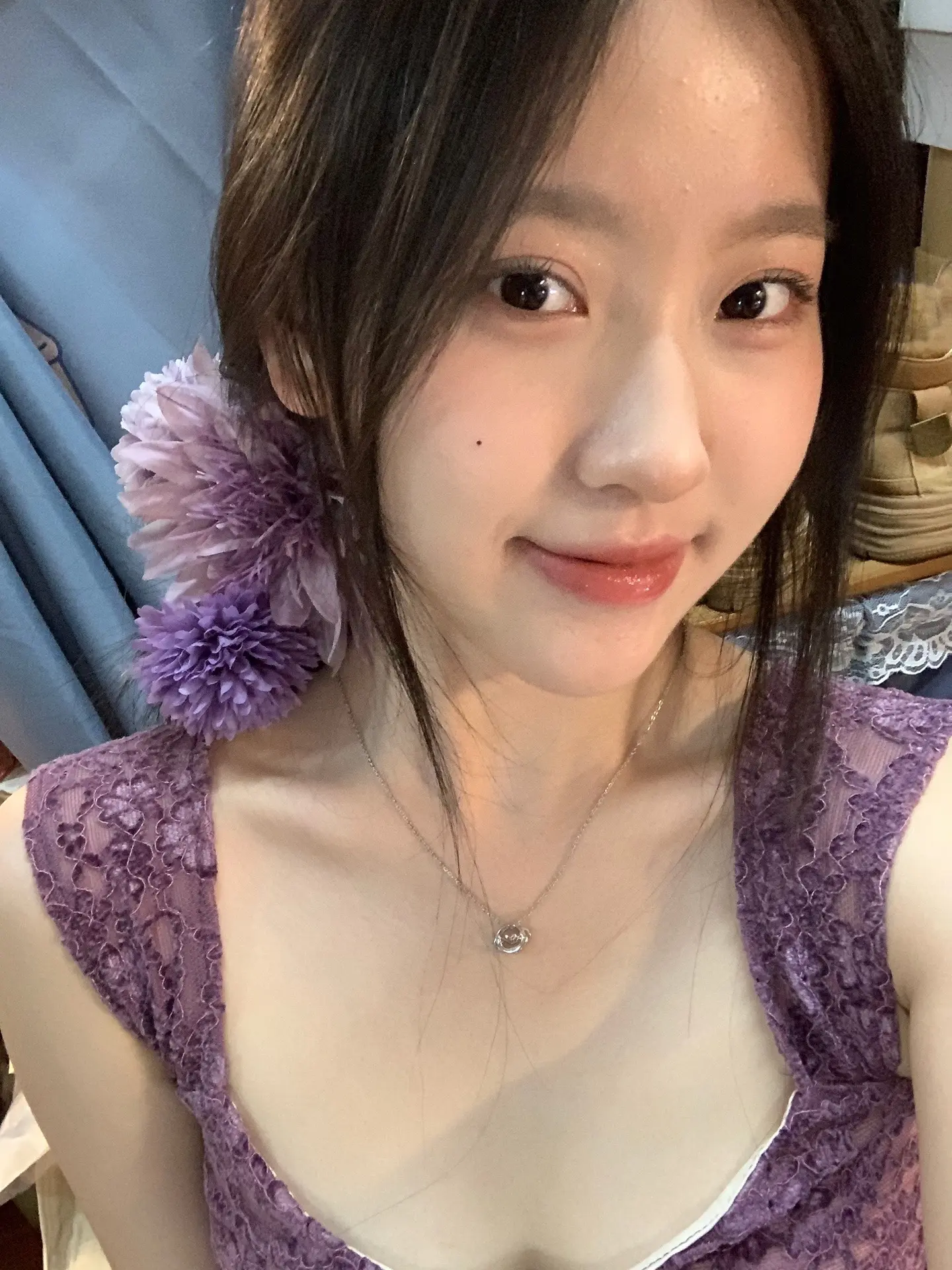 你说紫色很有韵味