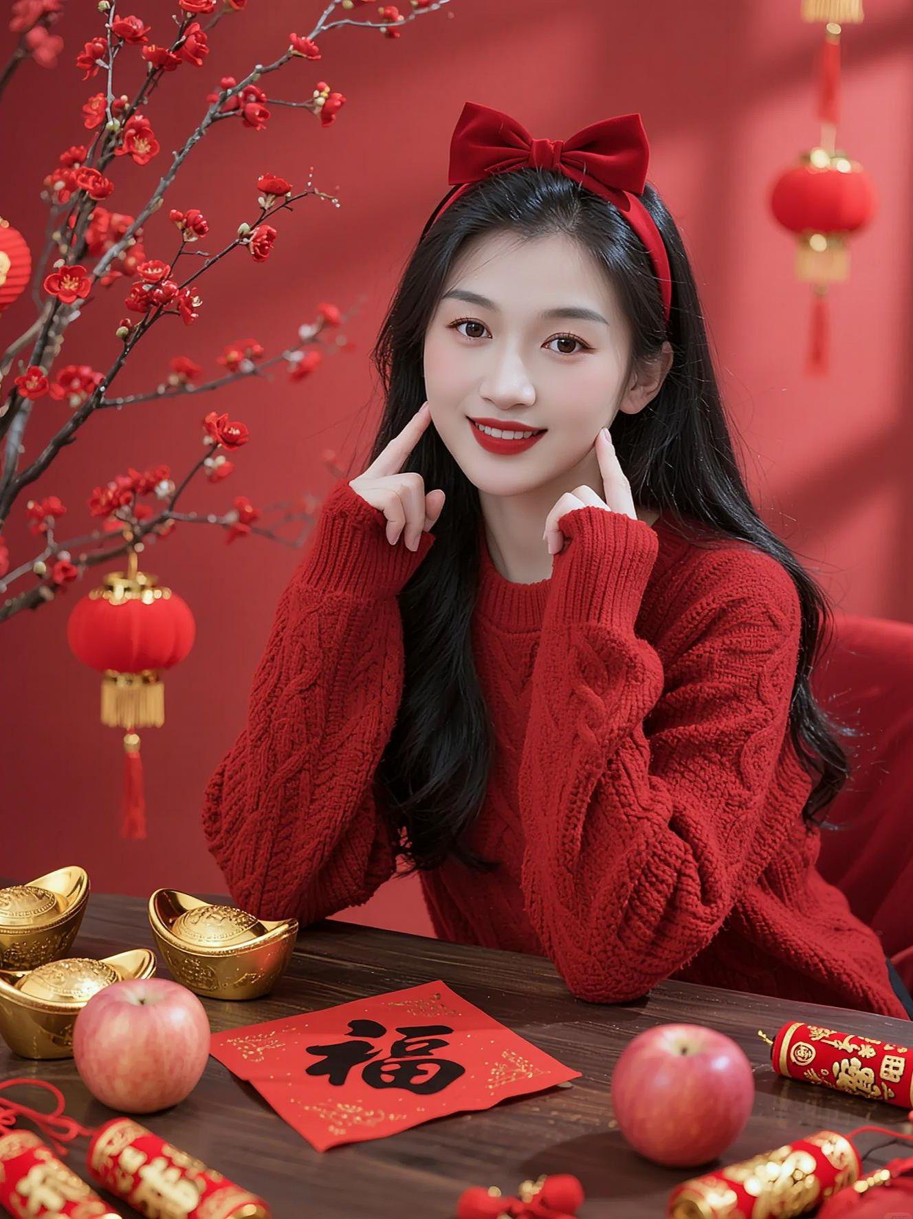 AI新春氛围感写真  平凡的日子里寻找乐趣